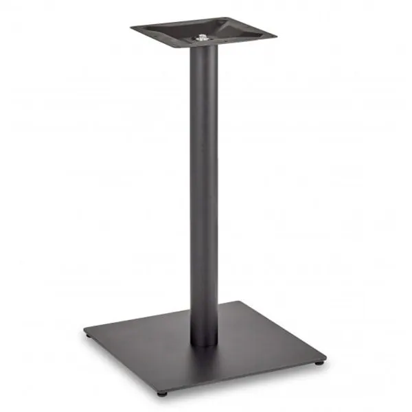 Profile Black Large Square Counter Table Bases - Rnd Column