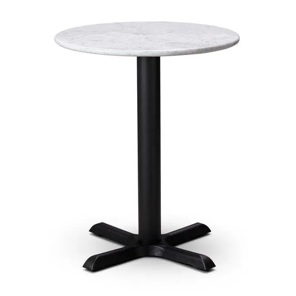Shelford White Carrara Marble Tables - Dining Height