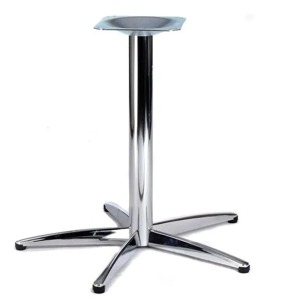 Lincoln 5 Star Chrome Table Legs - 730mm Desk Height. Max Top 1200mm