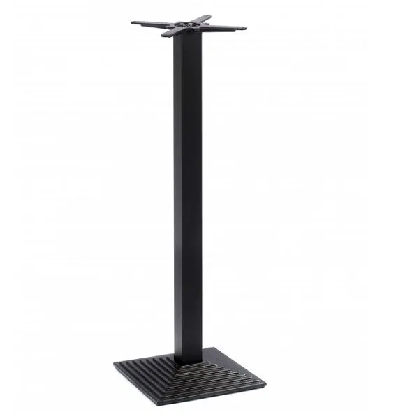 Step B2 Square Cast Iron Table Bases for Tall Bar Tables - Heavy Duty