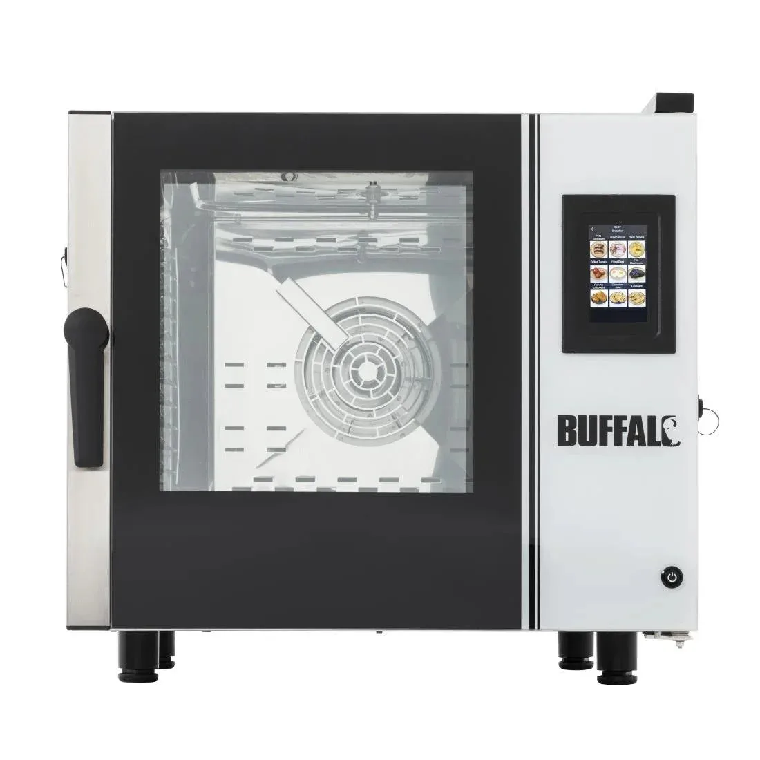Buffalo Smart Touchscreen Compact Combi Oven 6 x GN 1/1 with Installation Kit