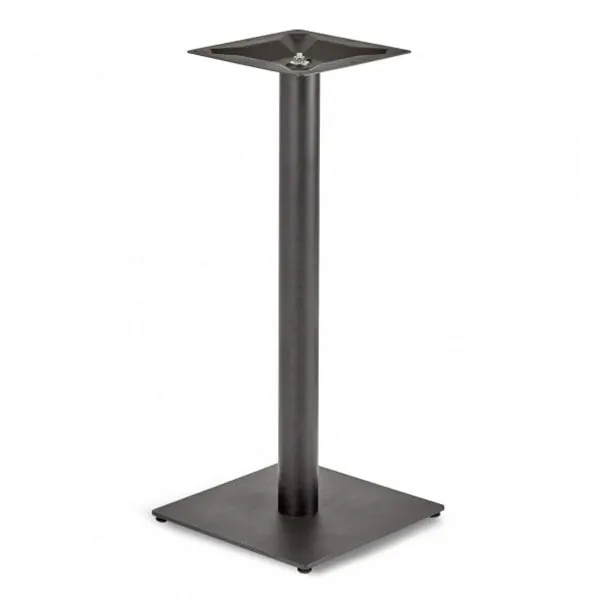 Profile Black Small Square Counter Table Bases - Rnd Column