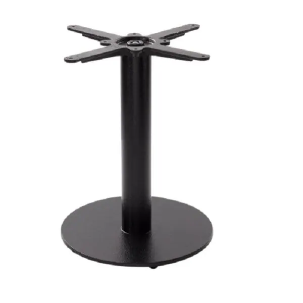 Breva Small Round Table Bases in Black or Colours - Coffee