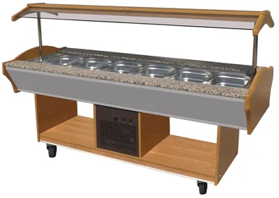 CombiSteel 7077.0015 Refrigerated Buffet GN 6/1