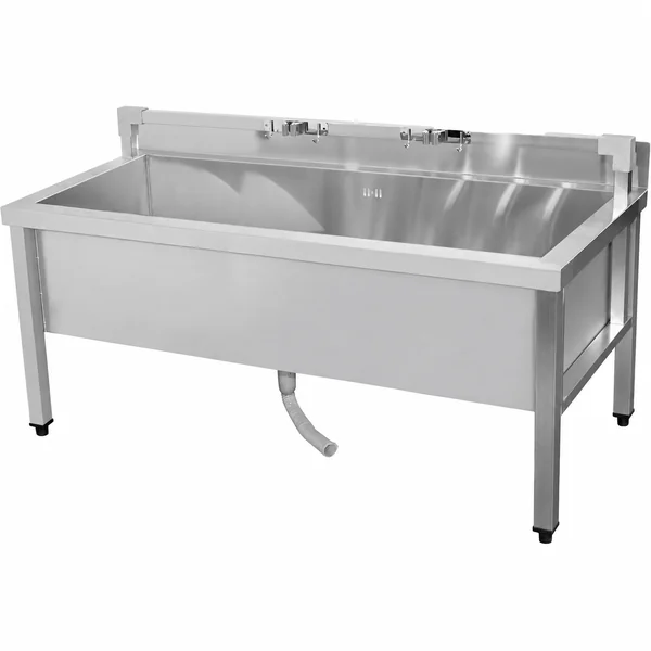 SMSJYLR12060 Mop Sink with Low Rack and Mop Holder – 1200 × 600 mm
