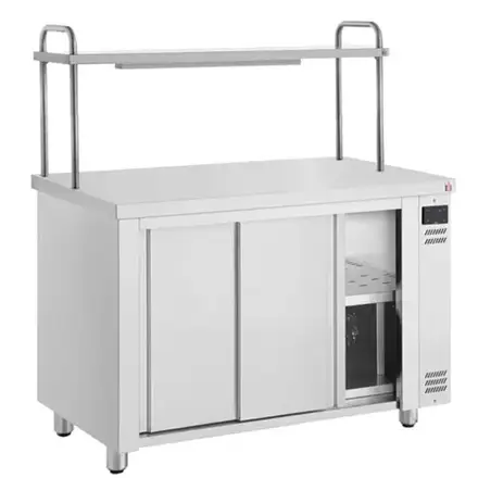 Inomak HCPW-SHG14 1400mm Hot Cupboard With Single Heated Gantry