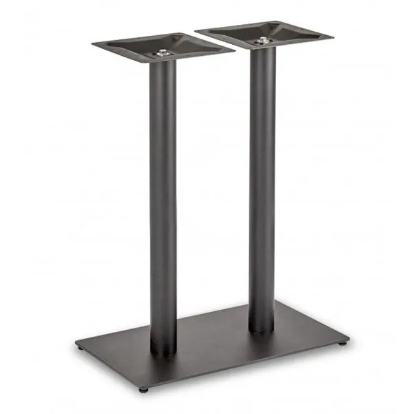 Profile Black Twin Counter Table Bases - Rnd Columns