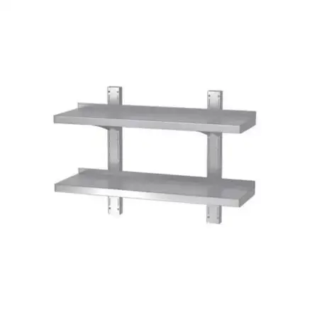 Infernus Adjustable Stainless Steel Wall Shelf – 60cm