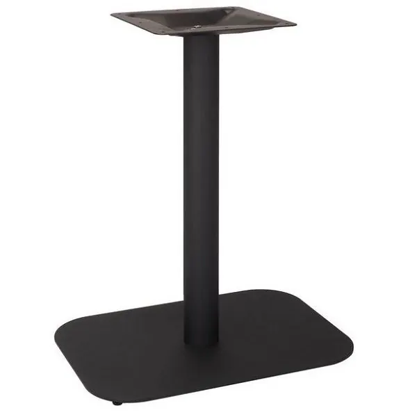 Profile Radius Edge 600x420 Single Pedestal Table Base - Dining