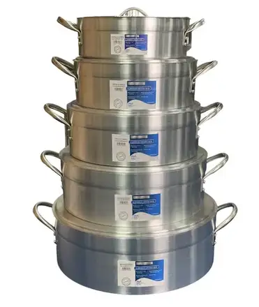 Heavy Duty Aluminium Brazing Pans – 40CM Brazing Pan