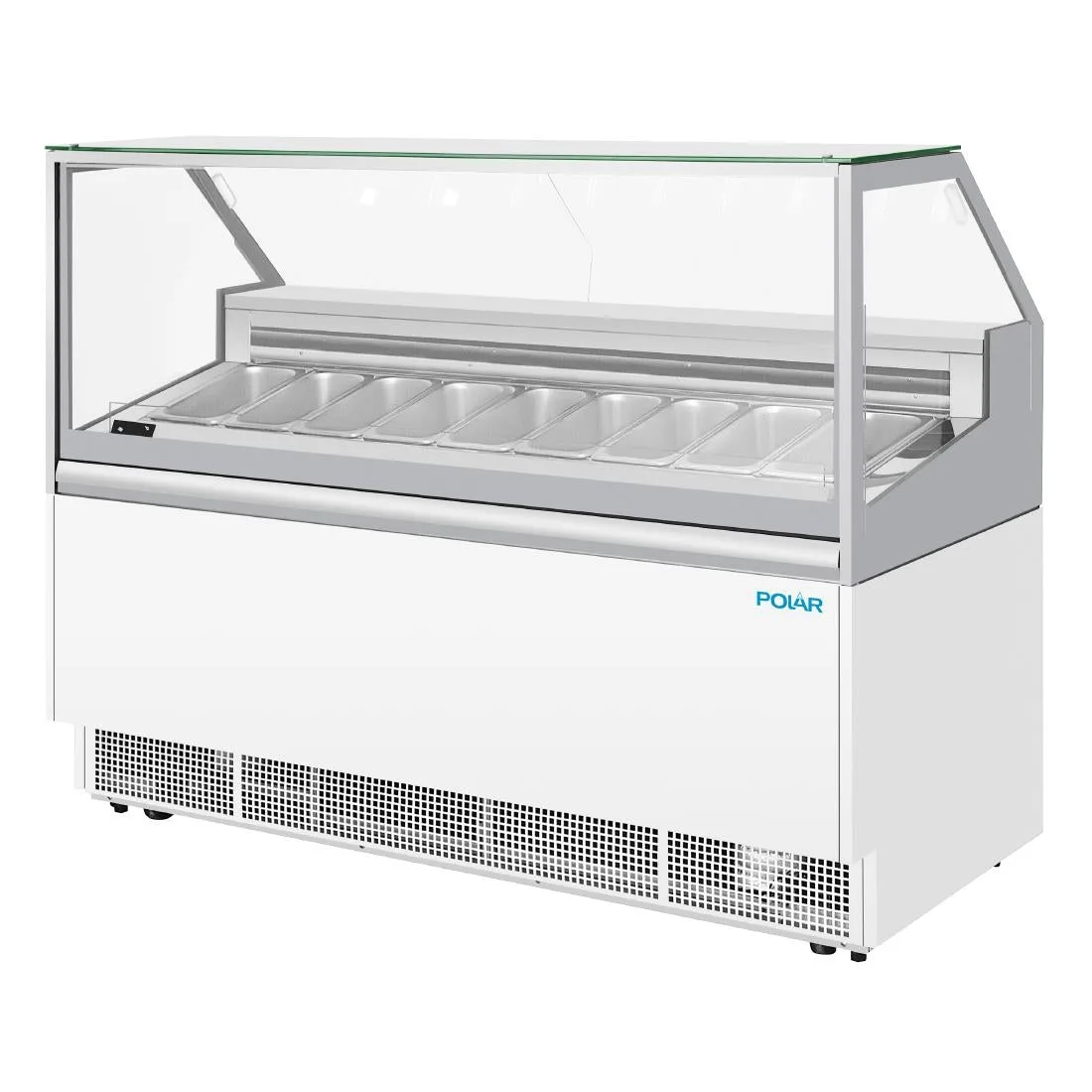 Polar U-Series 9 Pan Gelato Showcase