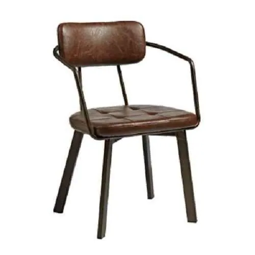 Auzet Vintage Brown or Vintage Teal Dining Chairs with Arms