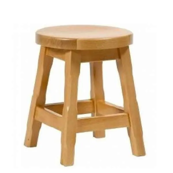 Galway Wooden Low Stools - Natural