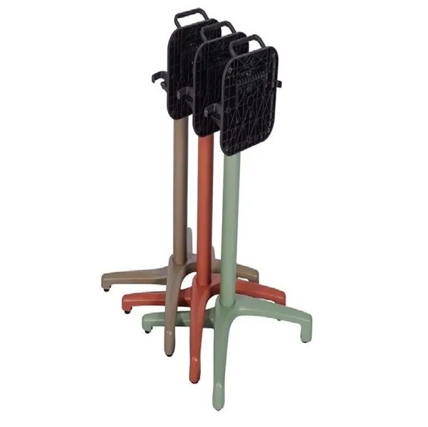 Altea Outdoor Flip Top Bar Table Bases in Black, Green, Taupe, Copper