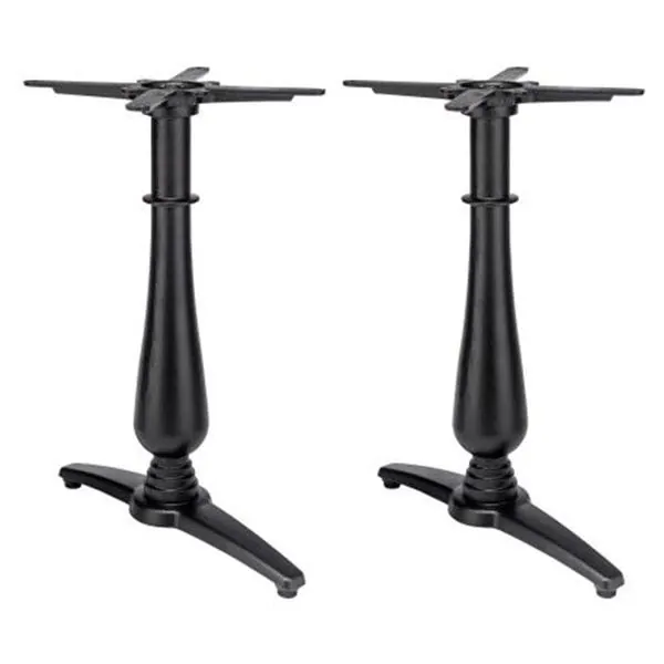 Manor - Twin Colour or Black Cast Iron Table Base - Dining or Poseur