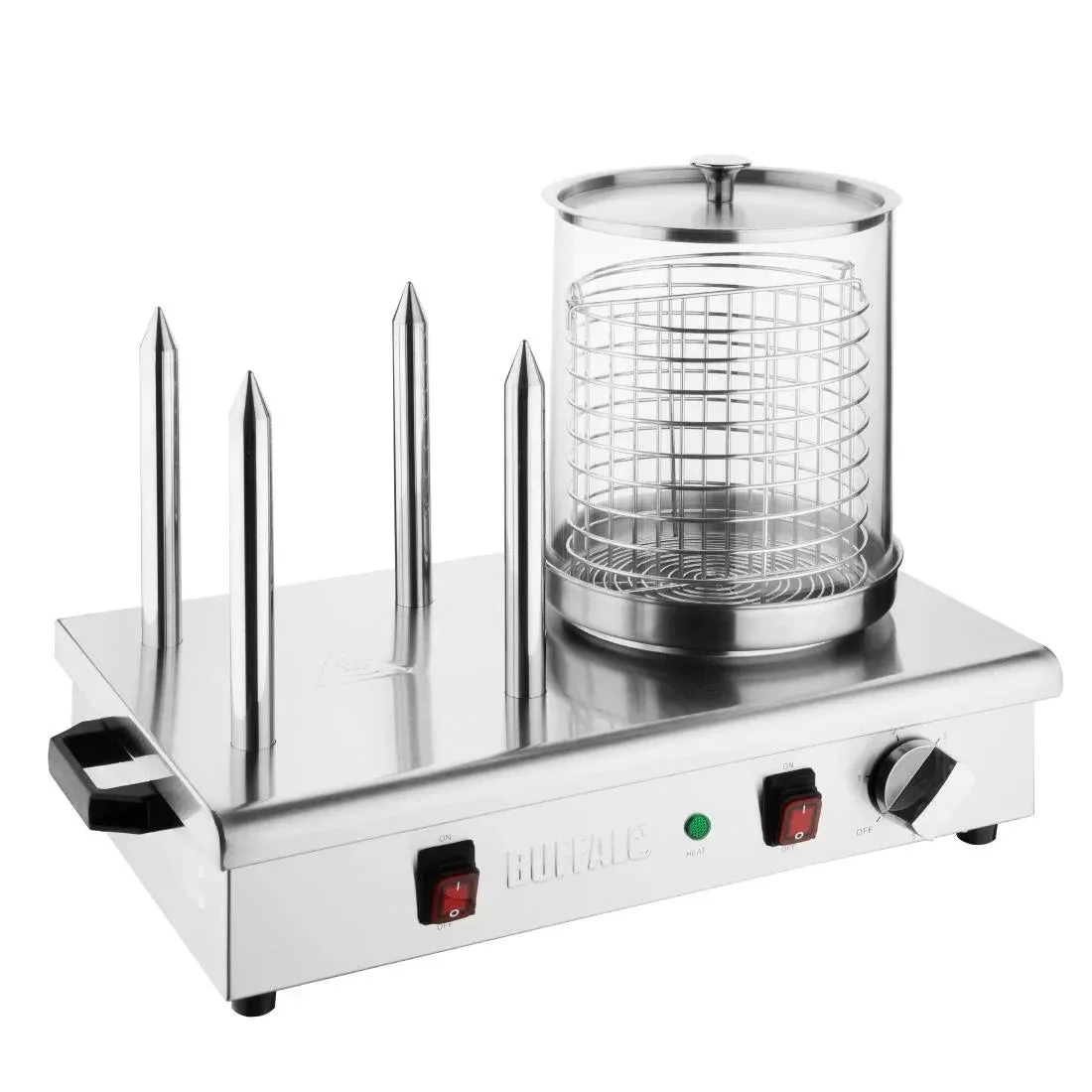 Buffalo 4 Spike Hot Dog Warmer