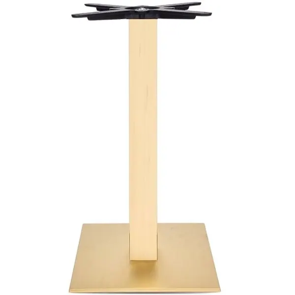 Cava Square Champagne Gold Table Bases - See Heights