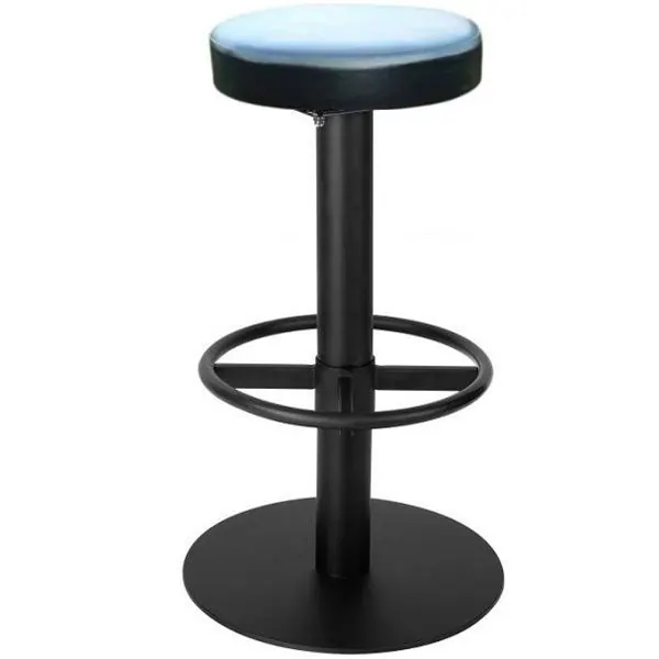 Awill Swivel Bar Stools with Foot Ring - Black