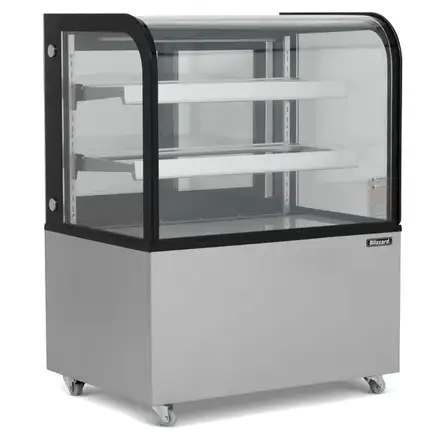 Blizzard DC270 91cm Curved Glass Low Height Merchandiser