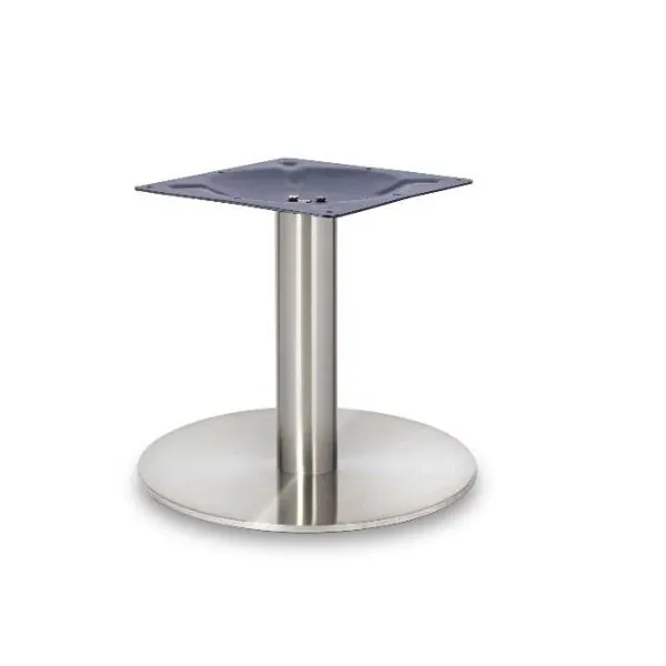 Profile Brushed Steel Coffee Table Bases - Small Round