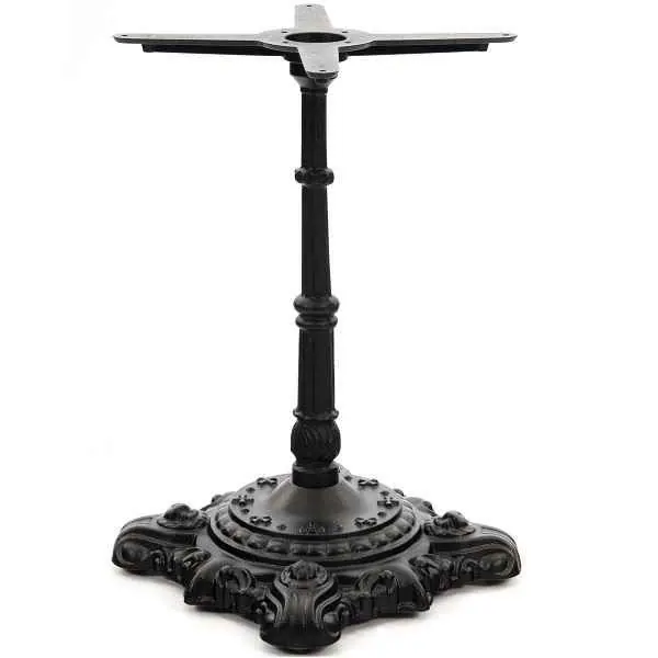 Herts Black Ornate Cast Iron Table Bases - Dining