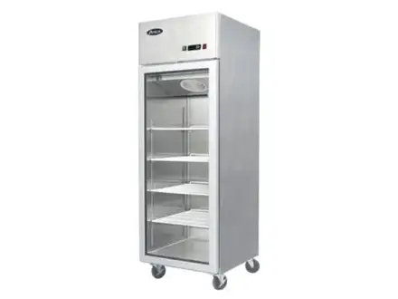 Atosa Slimline Glass Door Upright Display Freezer – Single Door