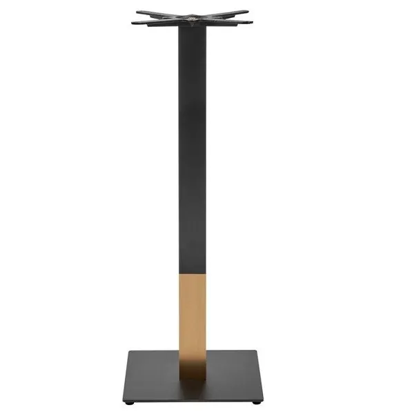 Boston Sleek - Black and Gold - Small Square - Height Options