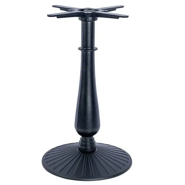 Black Aldeburgh Cast Iron Table Base - Small Dining