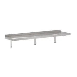CombiSteel 7455.0650 300 Stainless Steel Wall Shelves 1800 Including Brackets