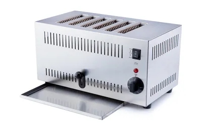 6 Slice Commercial Toaster – Extra Wide Slots + 5 Speed