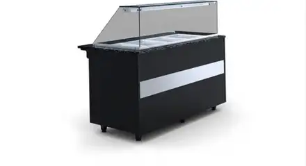 Igloo GLH-1500 Gastroline Closed 1500mm Heated Serve-Over Display