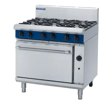 Blue Seal G506D 6 Burner Gas Range with Gas Static Oven