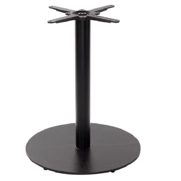 Breva Large Round Table Bases in Black or Colours - Dining