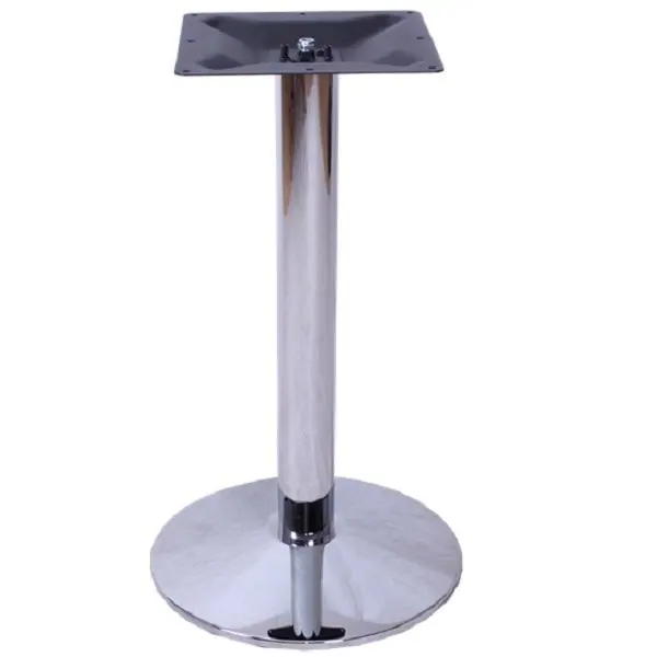 Oxton B1 Chrome Poseur Table Base - Bar Height