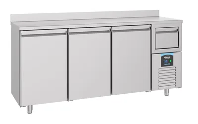 CombiSteel 7489.5265 600 Refrigerated Counter 3 Doors with Disposal Drawer for Coffee