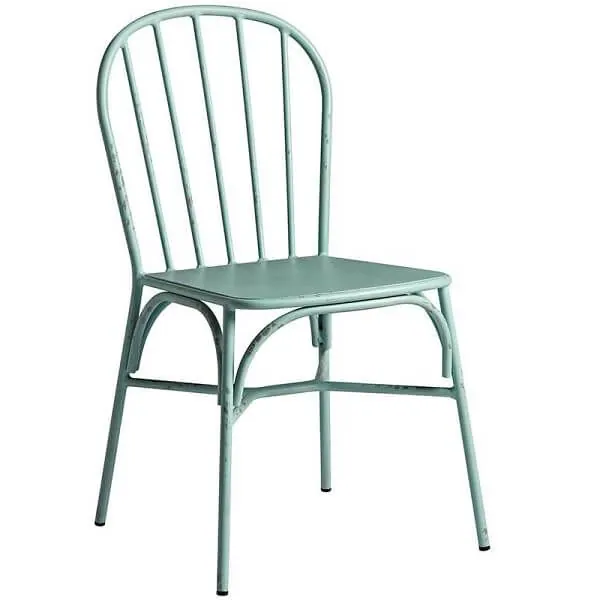 Denver Outdoor Chairs - Light Blue, Retro White or Dark Grey
