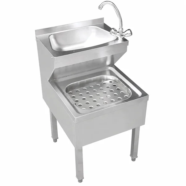 YLH56K Janitorial Sink with Hand Wash Basin – 500 × 600 mm