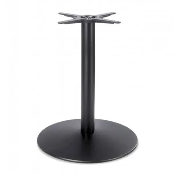 Dome Black Medium Round Table Base - Lounge Height