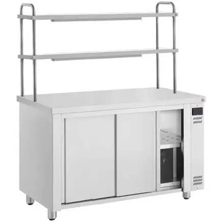 Inomak HCPW-DHG11 1100mm Hot Cupboard With Double Heated Gantry