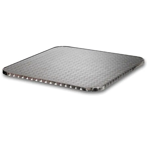 Stainless Steel 800x800mm Square Outdoor Table Tops