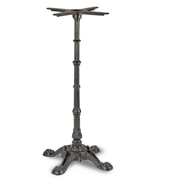 Cast Iron Table Base for High Tables - Decorative Ornamental Design