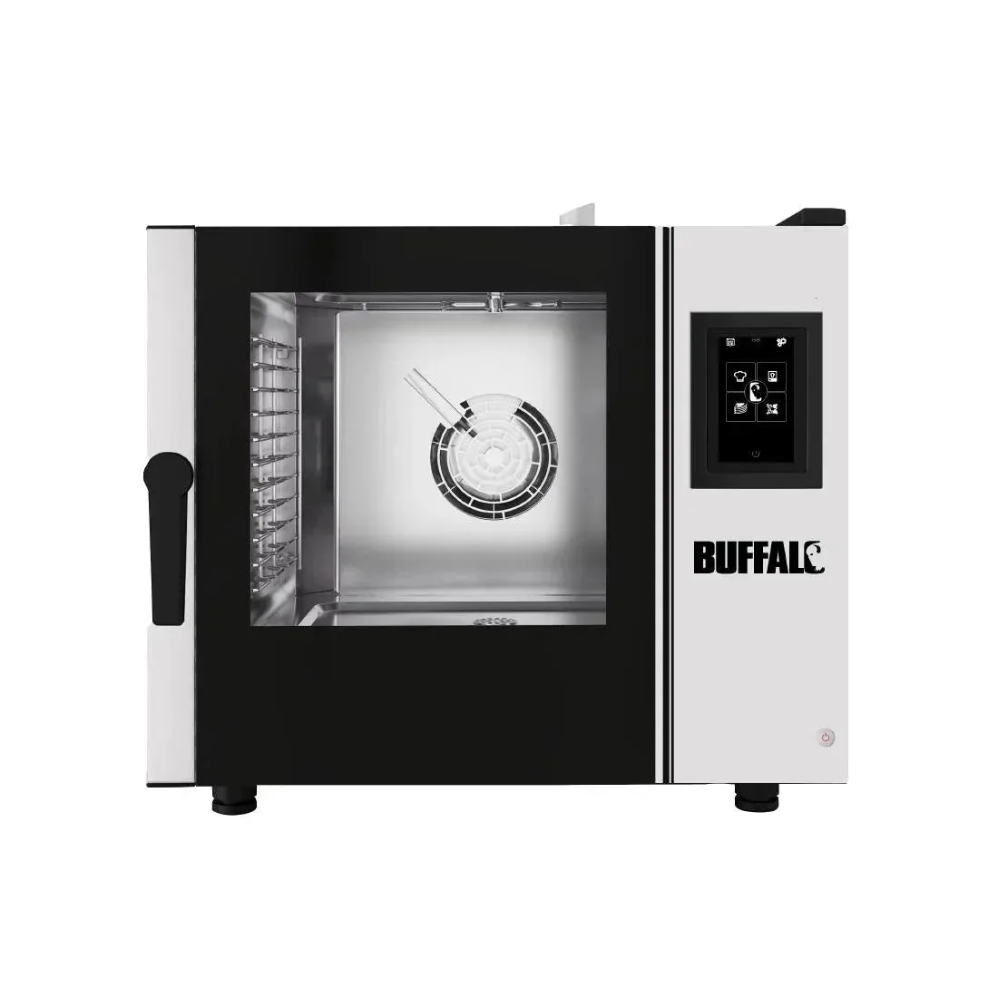 Buffalo Smart Touchscreen Compact Combi Oven Three Phase 6 x GN 1/1