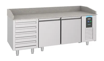 CombiSteel 7489.5235 Pizza Counter 2 Doors 5 Drawers