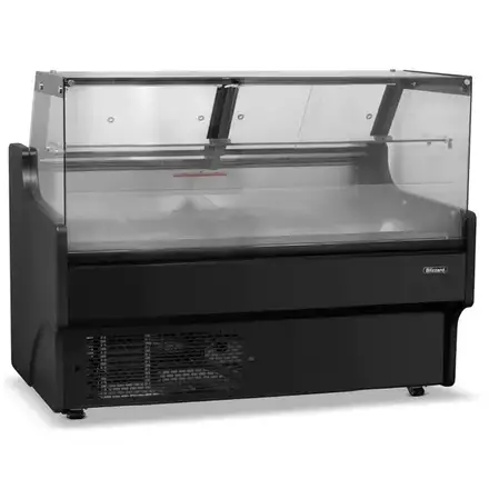 Blizzard BFG130BKV2 1.3m Flat Glass Serve Over Counter