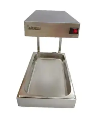 Infernus Countertop Overhead Heat Lamp Chip Scuttle – INF-FW1
