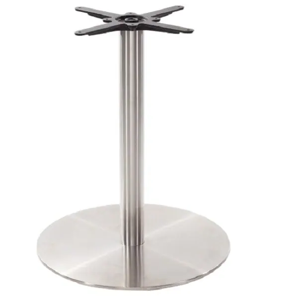 Carlton-RD B2 Large Brushed Dining Table Bases - Round