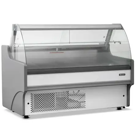 Blizzard BCG150WHV2 1.5m Curved Glass Serve Over Counter