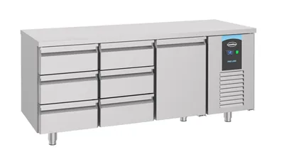 CombiSteel 7489.5565 700 Refrigerated Counter 1 Door 6 Drawers Energy Line