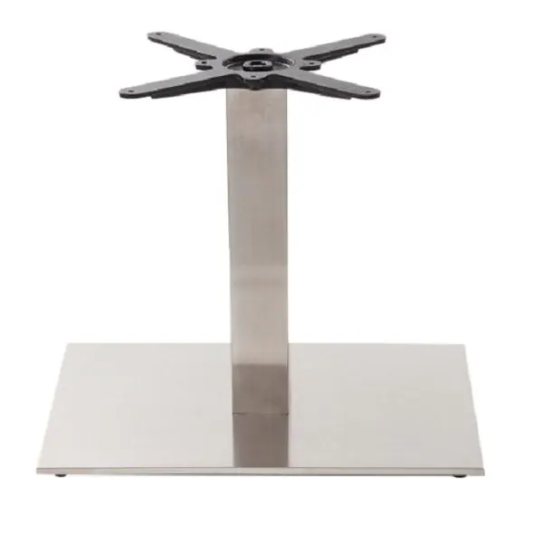 Carlton-D B4 Brushed Chrome Coffee Table Bases - Rectangle