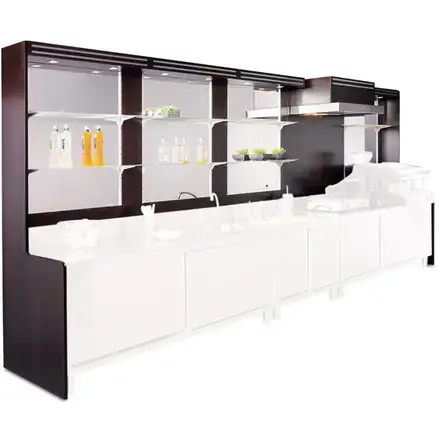 Mafirol BOLERO CW EXHAUST FAN Back Bar Shelving and Display with Exhaust Fan